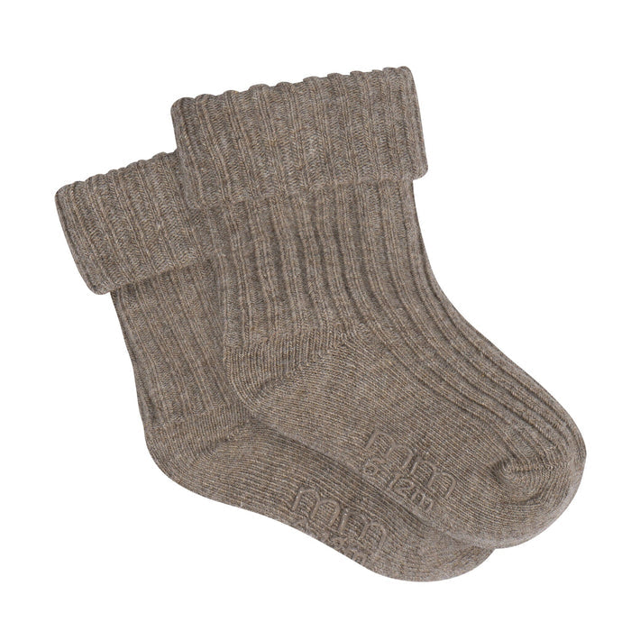 4-Pack Baby Neutral Rolled Cuff Ribbed Socks socks modern moments™ by Gerber®