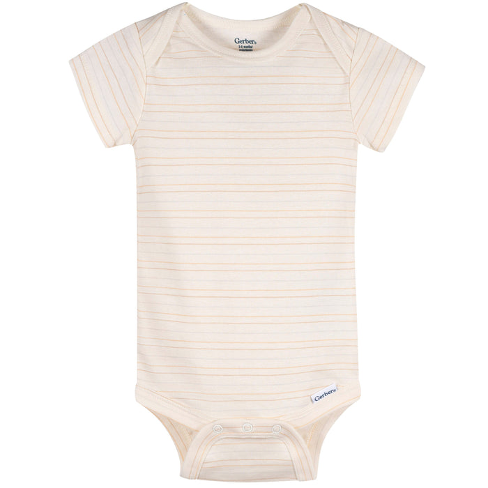 4-Pack Baby Neutral Safari Smiles Onesies® Bodysuits and Sleep 'N Play outfits Gerber®