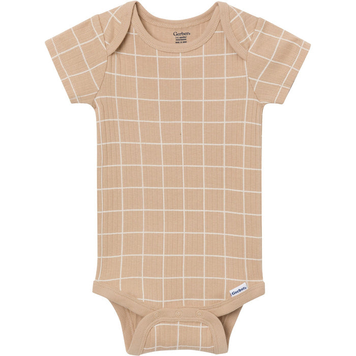 4-Pack Baby Neutral Sunny Day Kites Short Sleeve Bodysuits onesies Gerber®