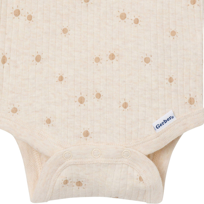 4-Pack Baby Neutral Sunny Day Kites Short Sleeve Bodysuits onesies Gerber®