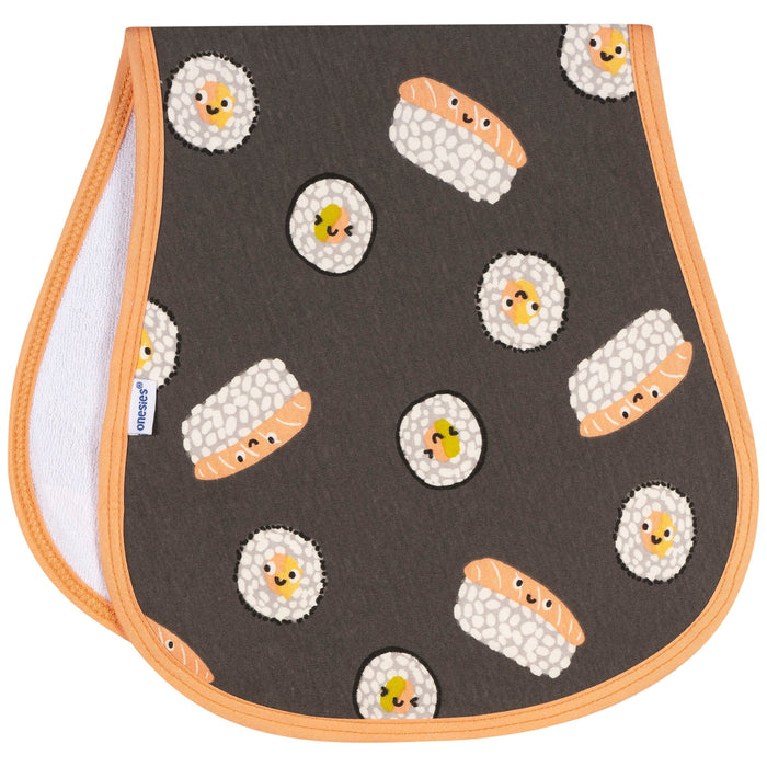 4-Piece Baby Neutral Sushi Burpcloth bibs Gerber®