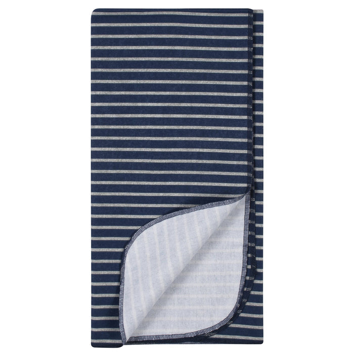 4-Pack Boys Dino Flannel Receiving Blankets-Gerber Childrenswear