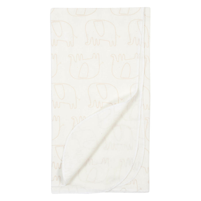 4-Pack Neutral Safari Flannel Receiving Blankets-Gerber Childrenswear
