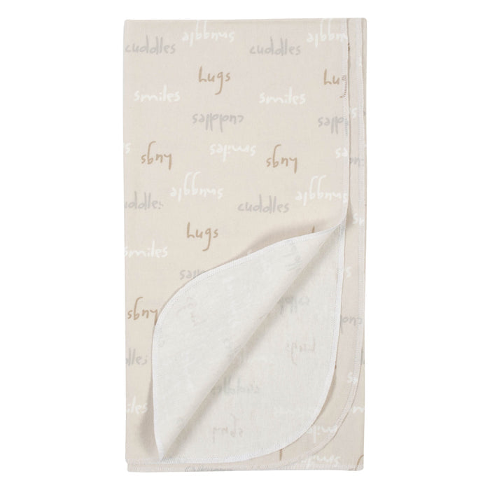4-Pack Neutral Safari Flannel Receiving Blankets-Gerber Childrenswear