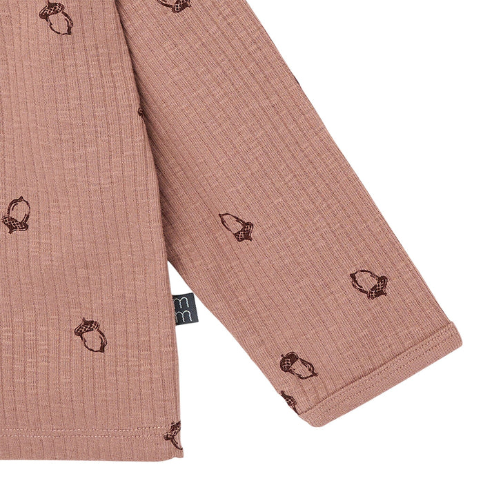 4-Piece Baby Boys Brown and Gray Henley Top With Pants Outfits & Sets Gerber®