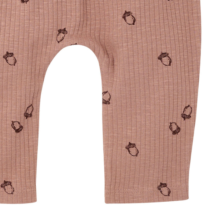 4-Piece Baby Boys Brown and Gray Henley Top With Pants Outfits & Sets Gerber®