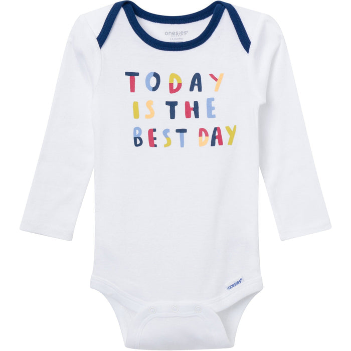4-Piece Baby Boys Best Popcorn Day Onesies® Bodysuits and Pants outfits Gerber®