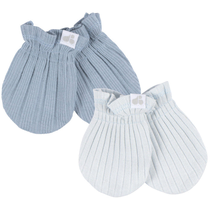4-Piece Baby Boys Blue Hat and Mitten Set Accessories Gerber®