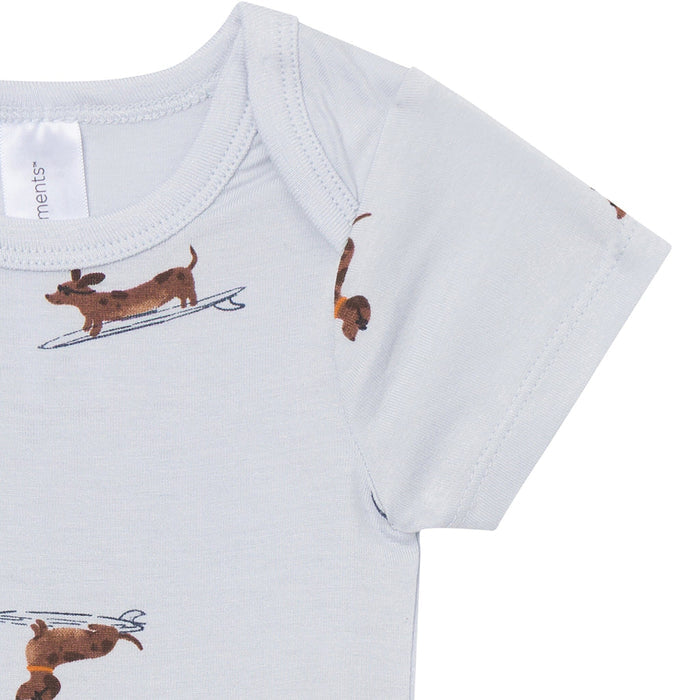 4-Piece Baby Boys Dachshund Surf Bodysuit and Pant Outfits & Sets Modern Moments™ by Gerber®