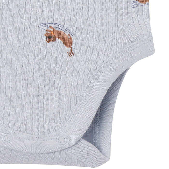 4-Piece Baby Boys Dachshund Surf Bodysuit and Shorties outfits modern moments™ by Gerber®