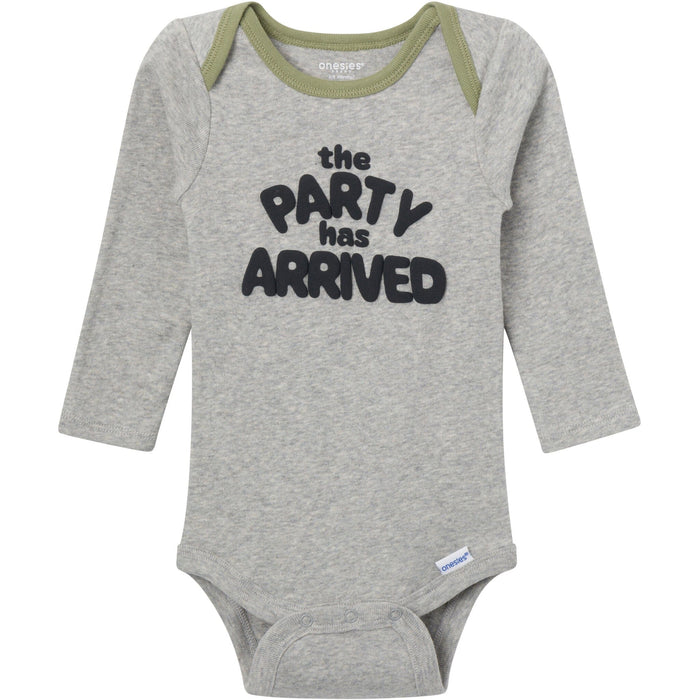4-Piece Baby Boys Party Croissant Onesies® Bodysuits and Pants outfits Gerber®