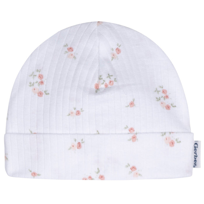 4-Piece Baby Girls Deer Cap and Mitten Set Accessories Gerber®