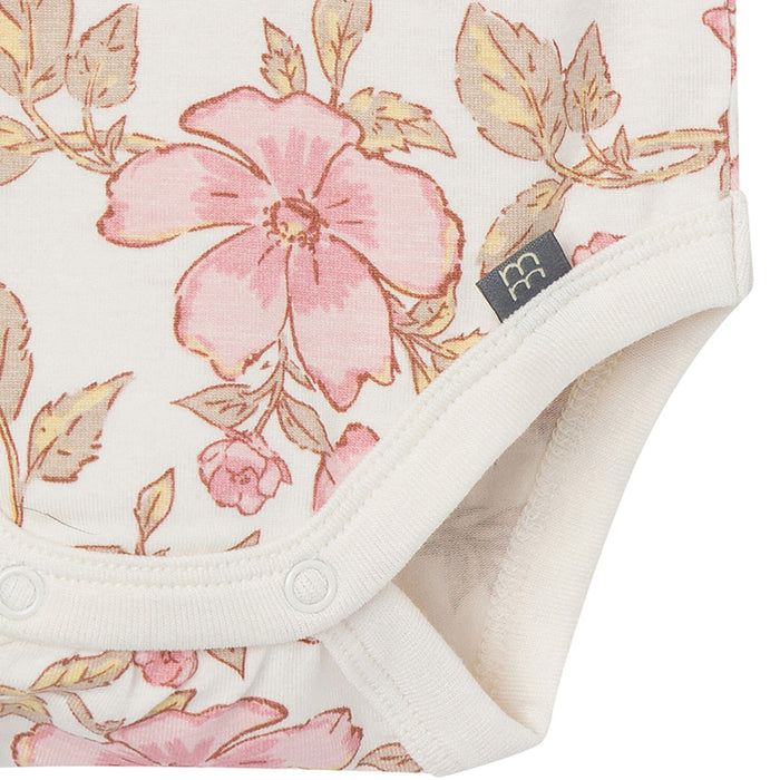 4-Piece Baby Girls Multi Flower Bodysuit and Pant Outfits & Sets Modern Moments™ by Gerber®