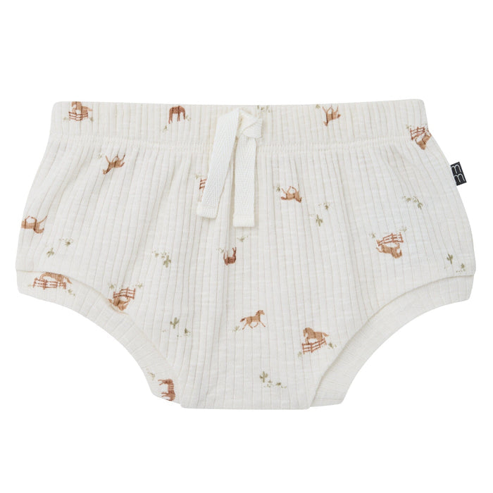 4-Piece Baby Neutral Horse Barn Bodysuit and Shorties outfits modern moments™ by Gerber®