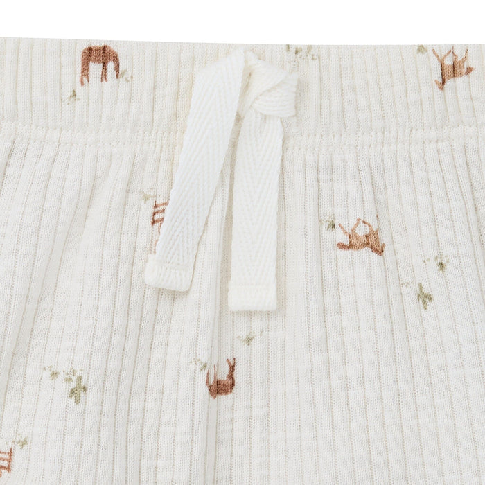 4-Piece Baby Neutral Horse Barn Bodysuit and Shorties outfits modern moments™ by Gerber®