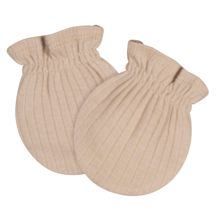 4-Piece Baby Neutral Safari Cap and Mitten Set Accessories Gerber®