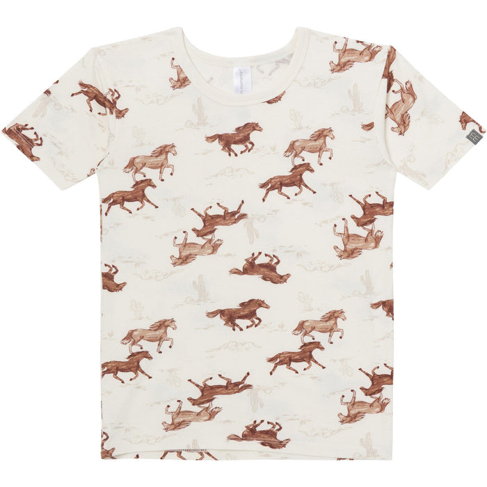 4-Piece Baby Boys Wild Horses Viscose Snug Fitting Pajama sleepwear modern moments™ by Gerber®