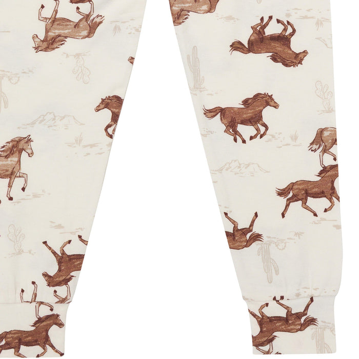 4-Piece Baby Boys Wild Horses Viscose Snug Fitting Pajama sleepwear modern moments™ by Gerber®