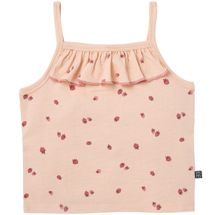 4-Piece Baby Girls Rose Elegance Bisque Tank Top & Shorts Outfits & Sets Modern Moments™ by Gerber®