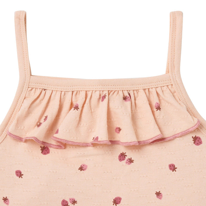 4-Piece Baby Girls Rose Elegance Bisque Tank Top & Shorts Outfits & Sets Modern Moments™ by Gerber®