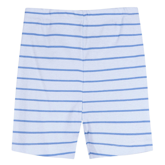 4-Piece Infant & Toddler Boys Blue Juice Box Cotton Pajama Short Set sleepwear Gerber®