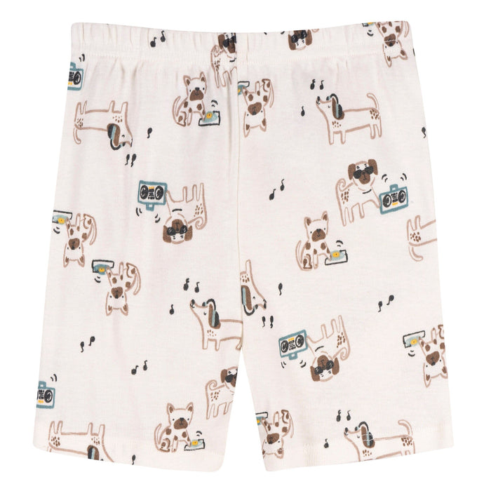 4-Piece Infant & Toddler Boys Musical Dog Cotton Pajama Short Set sleepwear Gerber®