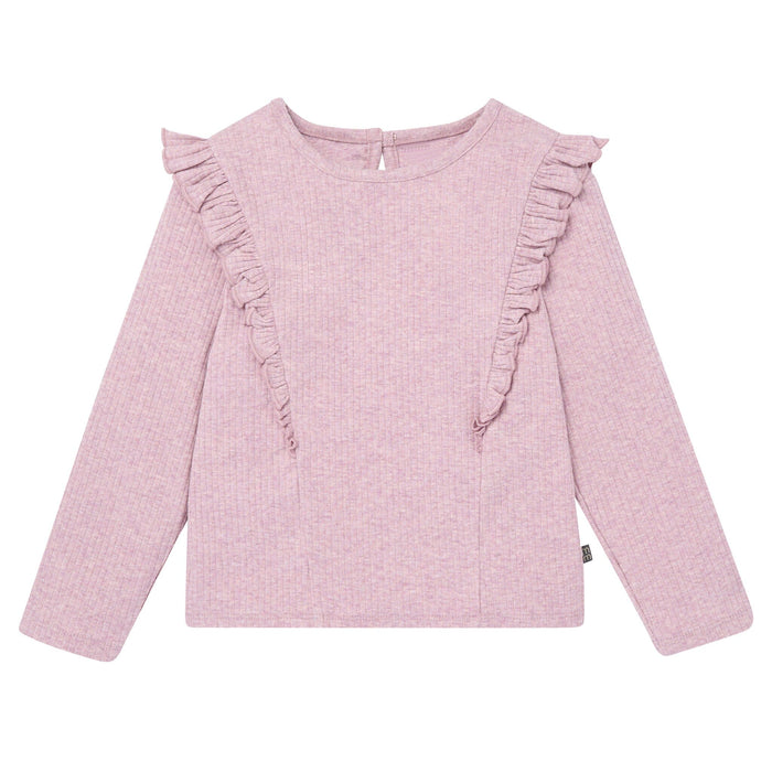 4-Piece Baby Girls Purple and Gray Ruffle Top and Legging Set Outfits & Sets Gerber®