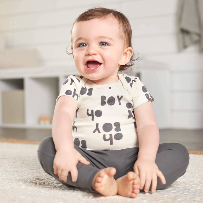 5-Pack Baby Boys Comfy Stretch Bicycle Short Sleeve Onesies® Bodysuits-Gerber Childrenswear