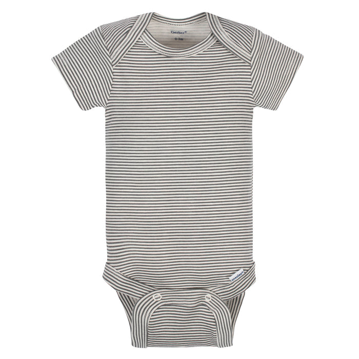 5-Pack Baby Boys Comfy Stretch Bicycle Short Sleeve Onesies® Bodysuits-Gerber Childrenswear