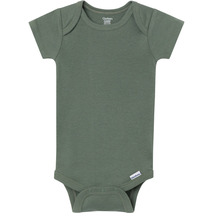 5-Pack Baby Boys Cozy Neutral Short Sleeve Bodysuits Onesies Bodysuits Gerber®