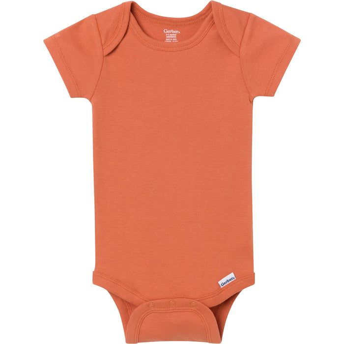 5-Pack Baby Boys Cozy Neutral Short Sleeve Bodysuits Onesies Bodysuits Gerber®