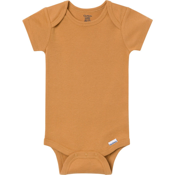 5-Pack Baby Boys Cozy Neutral Short Sleeve Bodysuits Onesies Bodysuits Gerber®