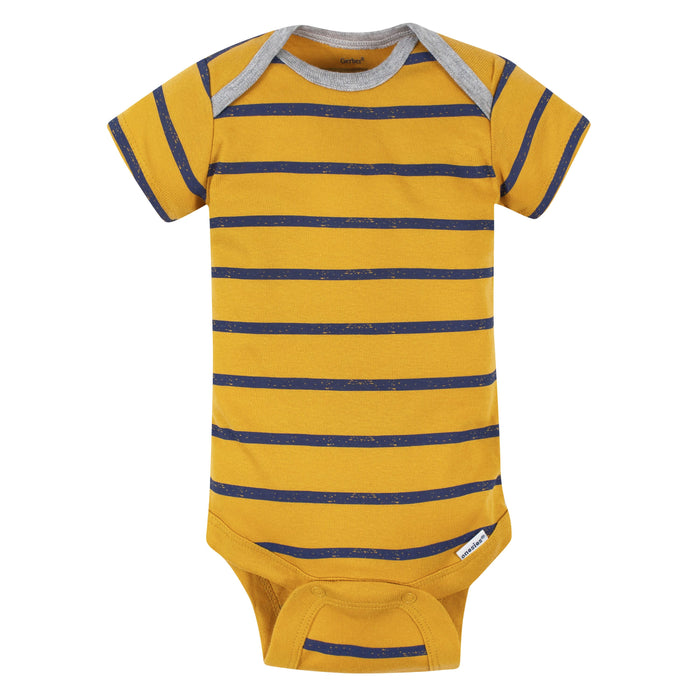 5-Pack Baby Boys Dino Short Sleeve Onesies® Bodysuits-Gerber Childrenswear