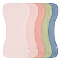 5-Pack Baby Girls Pink Blue Burpcloth
