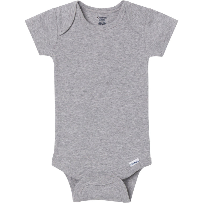 5-Pack Baby Neutral Classic Solids Short Sleeve Bodysuits Onesies Bodysuits Gerber®