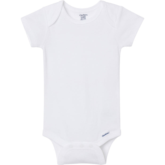 5-Pack Baby Neutral Classic Solids Short Sleeve Bodysuits Onesies Bodysuits Gerber®