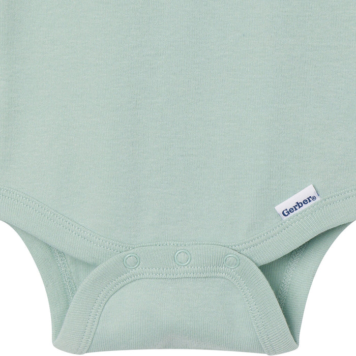5-Pack Baby Neutral Earth Tone Short Sleeve Bodysuits Onesies Bodysuits Gerber®