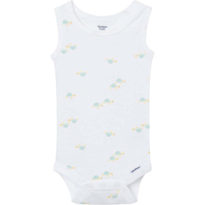 5-Pack Baby Neutral Yellow Sunshine Sleeveless Bodysuits onesies Gerber®