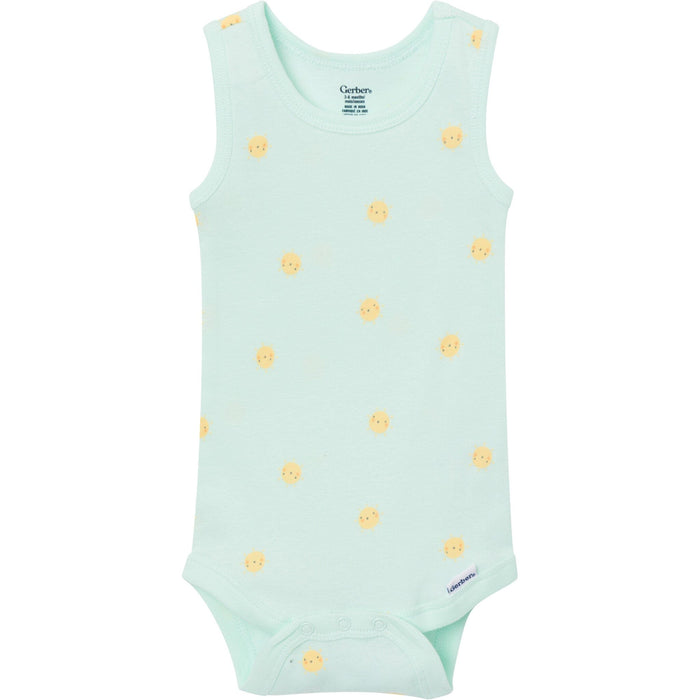 5-Pack Baby Neutral Yellow Sunshine Sleeveless Bodysuits onesies Gerber®