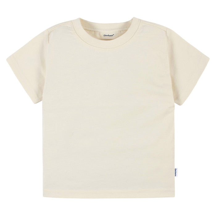 5-Pack Baby & Toddler Boys Classic Neutral Short Sleeve T-Shirts Tops Gerber®