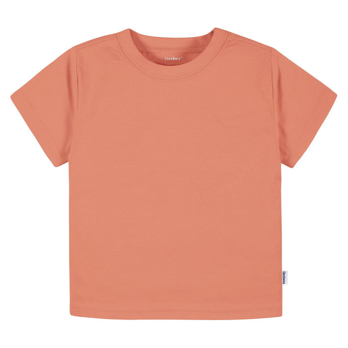 5-Pack Baby & Toddler Boys Earth Tones Short Sleeve T-Shirts Tops Gerber®