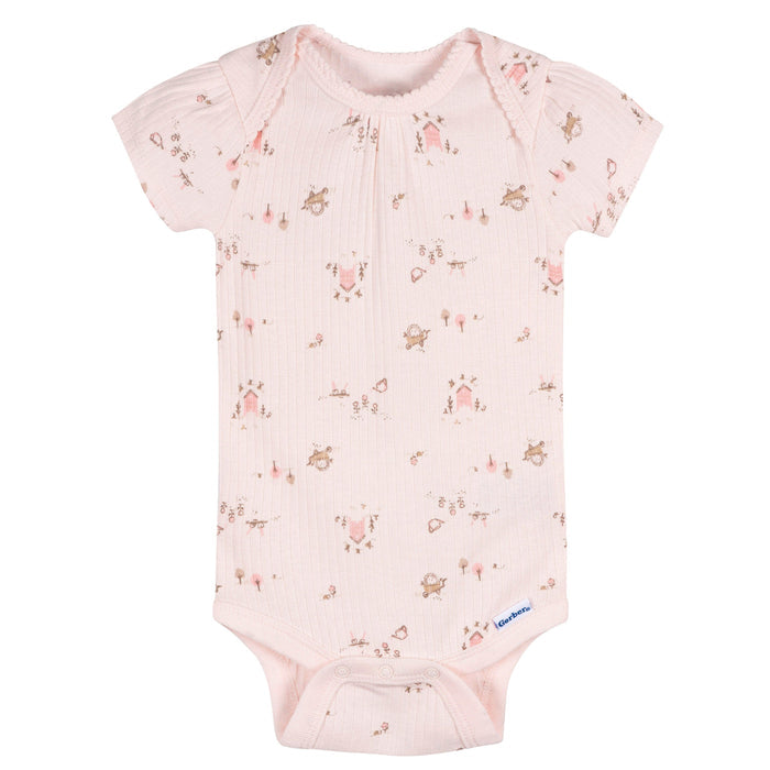 5-Piece Baby Girls Pink Garden Bodysuits & Pants Set Outfits & Sets Gerber®