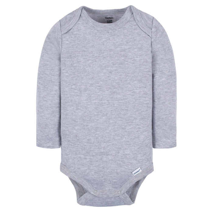 6-Pack Baby Neutral White/Black Onesies® Bodysuits