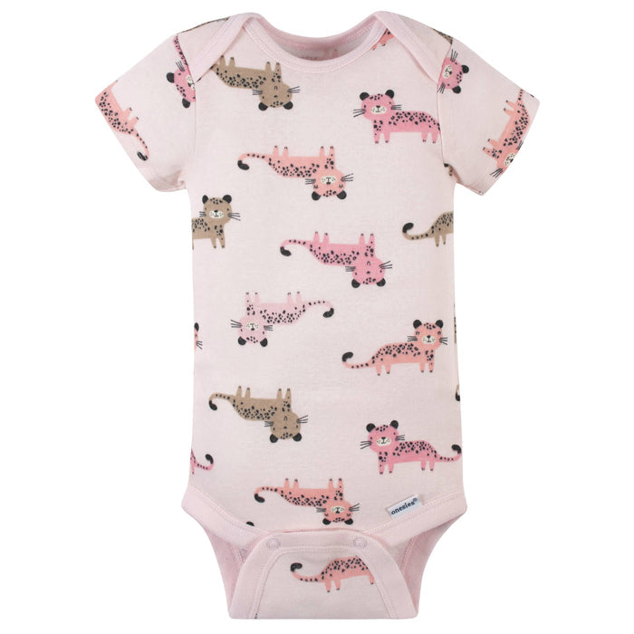 6-Piece Baby Girls Leopard Onesies® Bodysuit and Sleep 'N Play Set-Gerber Childrenswear