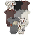 8-Pack Baby Boys Dino Short Sleeve Onesies® Bodysuits-Gerber Childrenswear