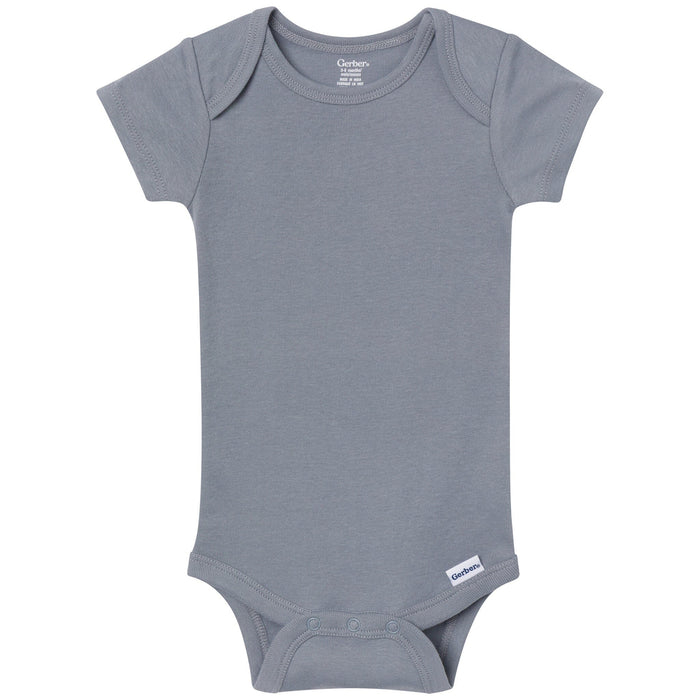8-Pack Baby Boys Earth Rainbow Short Sleeve Bodysuits onesies Gerber®