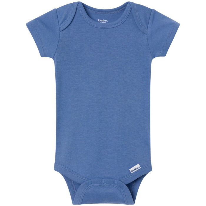 8-Pack Baby Boys Earth Rainbow Short Sleeve Bodysuits onesies Gerber®