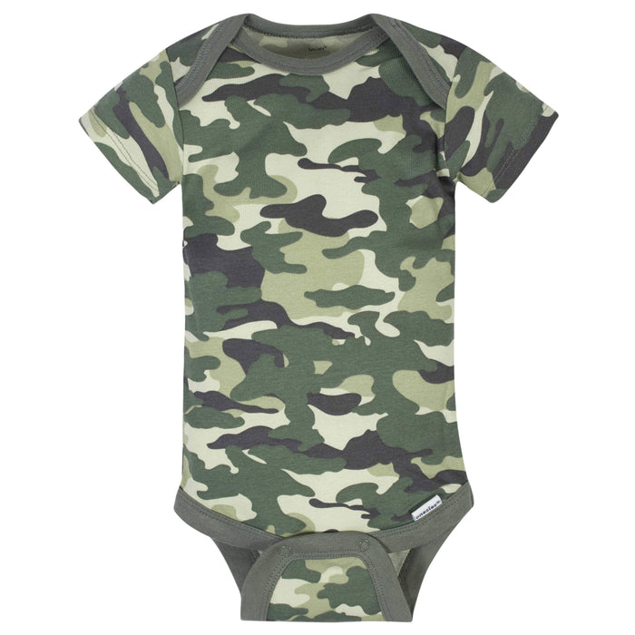 8-Pack Baby Boys Tiger Short Sleeve Onesies® Bodysuits-Gerber Childrenswear