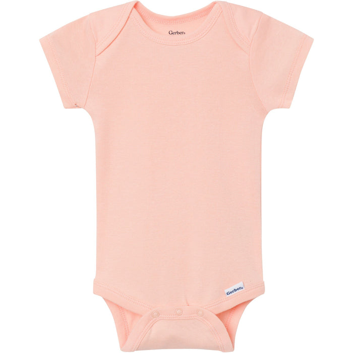 8-Pack Baby Girls Rainbow Short Sleeve Bodysuits onesies Gerber®