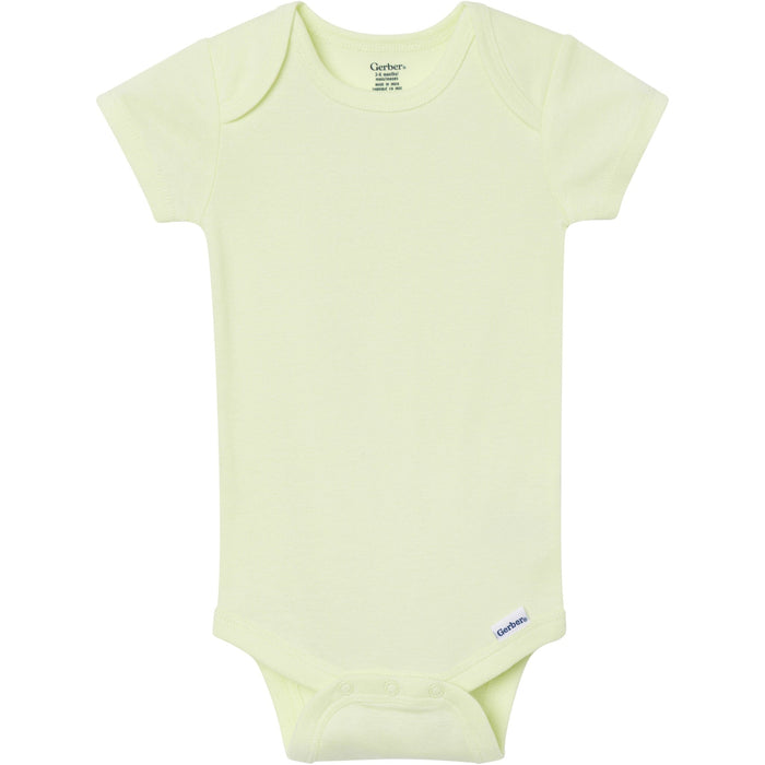 8-Pack Baby Girls Rainbow Short Sleeve Bodysuits onesies Gerber®
